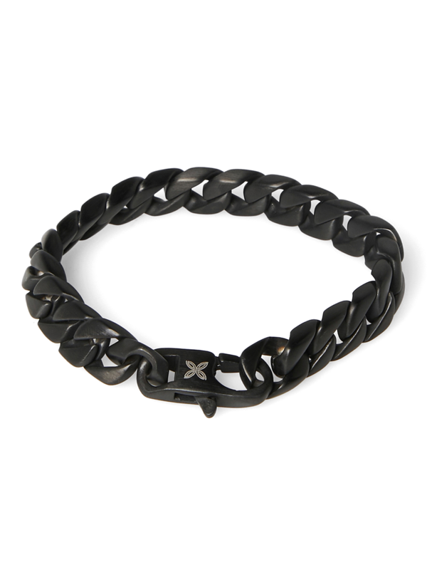 Metallic Black Chain Bracelet