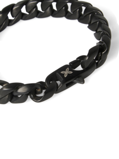 Metallic Black Chain Bracelet