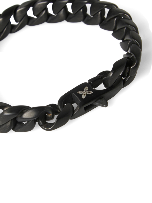 Metallic Black Chain Bracelet