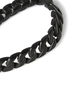 Metallic Black Chain Bracelet