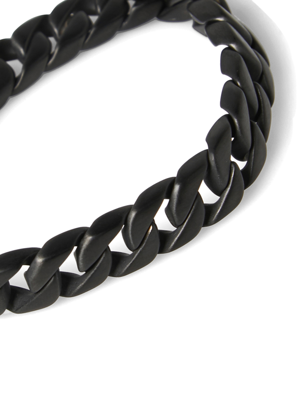 Metallic Black Chain Bracelet