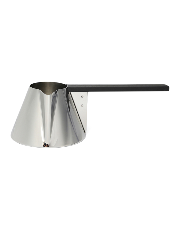 Silver Conical Milk Pan