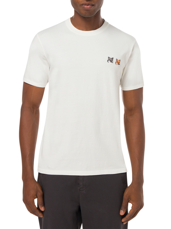 Double Fox Head Patch Classic Tee-Shirt