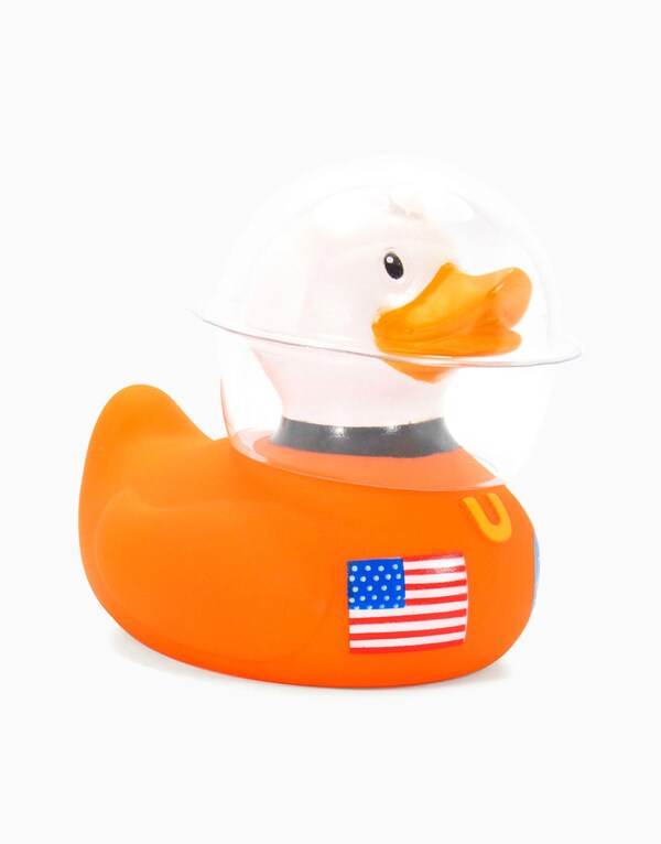 Orange Space Duck