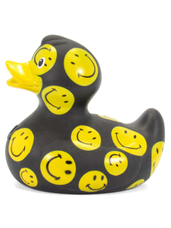Black & Yellow Smiley Duck