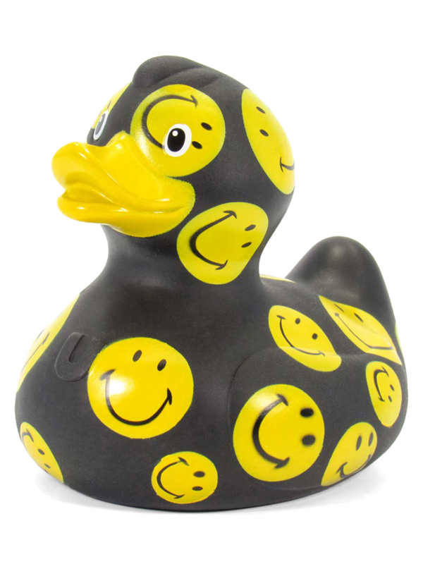 Black & Yellow Smiley Duck