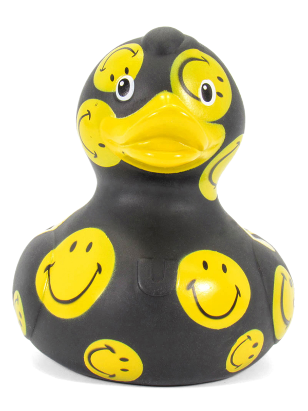 Black & Yellow Smiley Duck