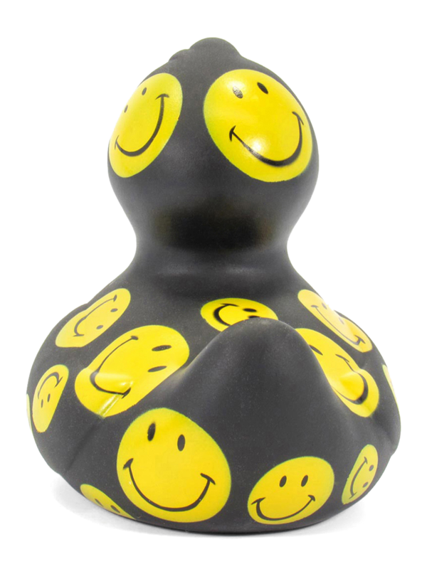 Black & Yellow Smiley Duck