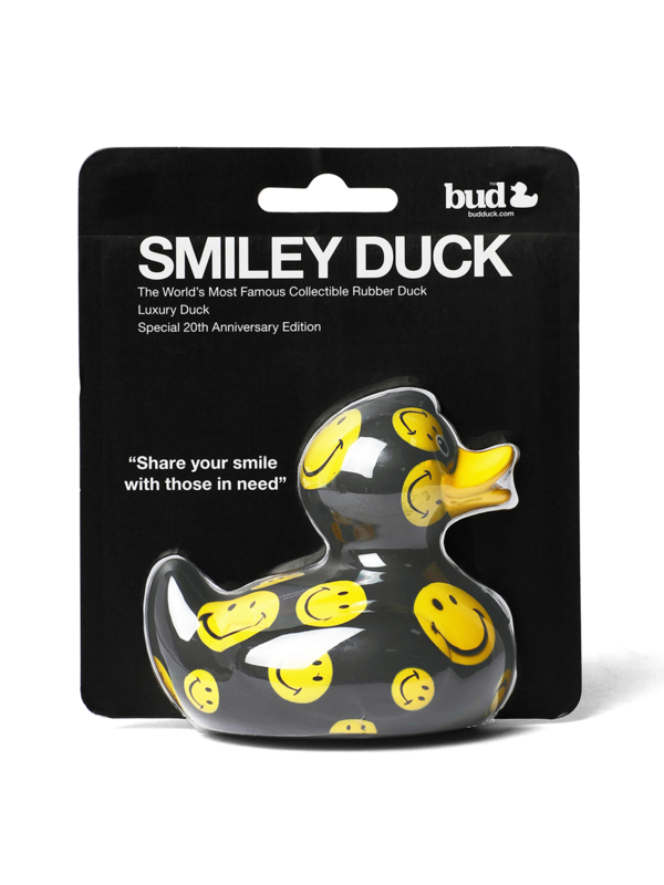 Black & Yellow Smiley Duck