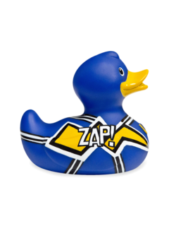 Blue Comic Art Duck
