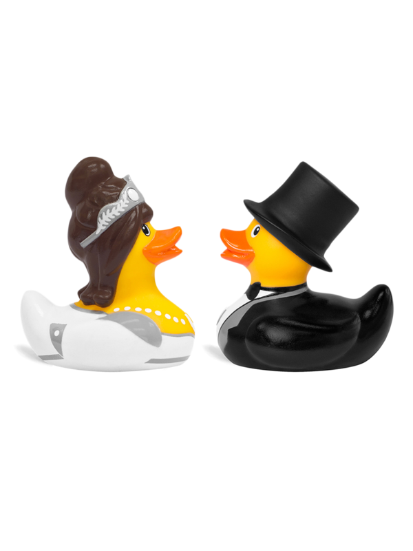 White Bride & Groom Ducks