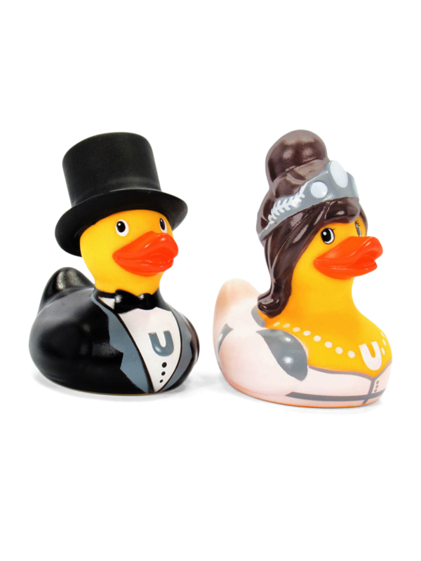 White Bride & Groom Ducks