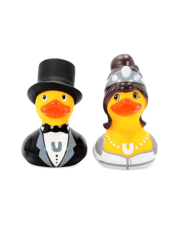 White Bride & Groom Ducks