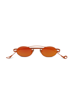Birkin Orange Sunglasses With Grey Lenses