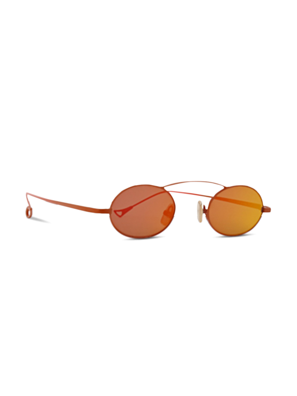 Birkin Orange Sunglasses With Grey Lenses