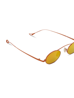 Birkin Orange Sunglasses With Grey Lenses