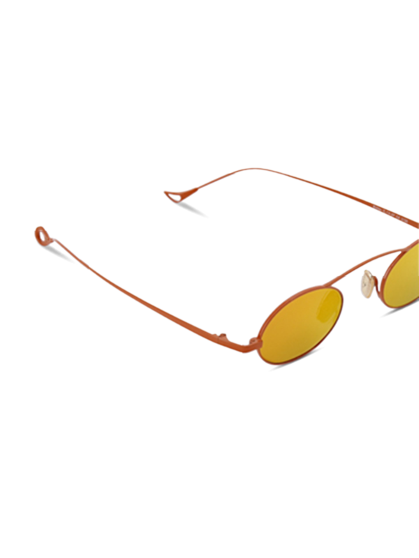 Birkin Orange Sunglasses With Grey Lenses