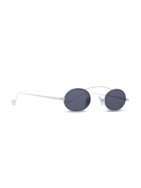 Birkin White Sunglasses With Grey Lenses