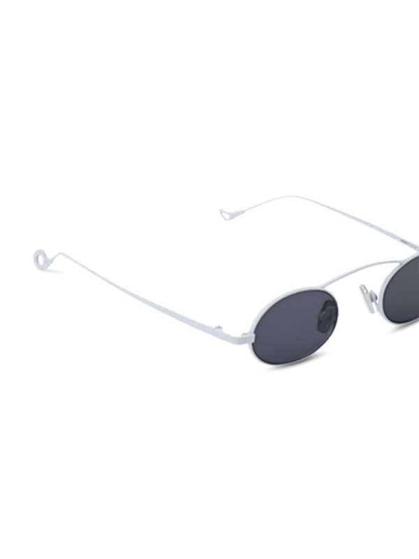 Birkin White Sunglasses With Grey Lenses