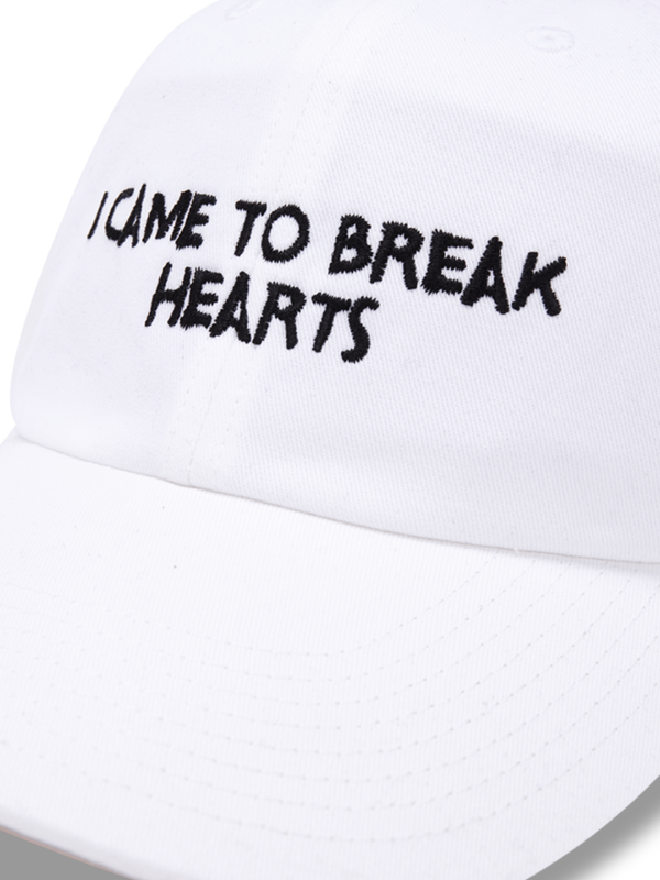 I Came To Break Hearts Embroidered Cap