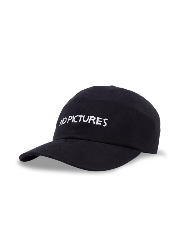 No Pictures Embroidered Cap