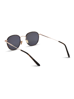 Multicolor Saddle Sunglasses With Black Tinted Lenses