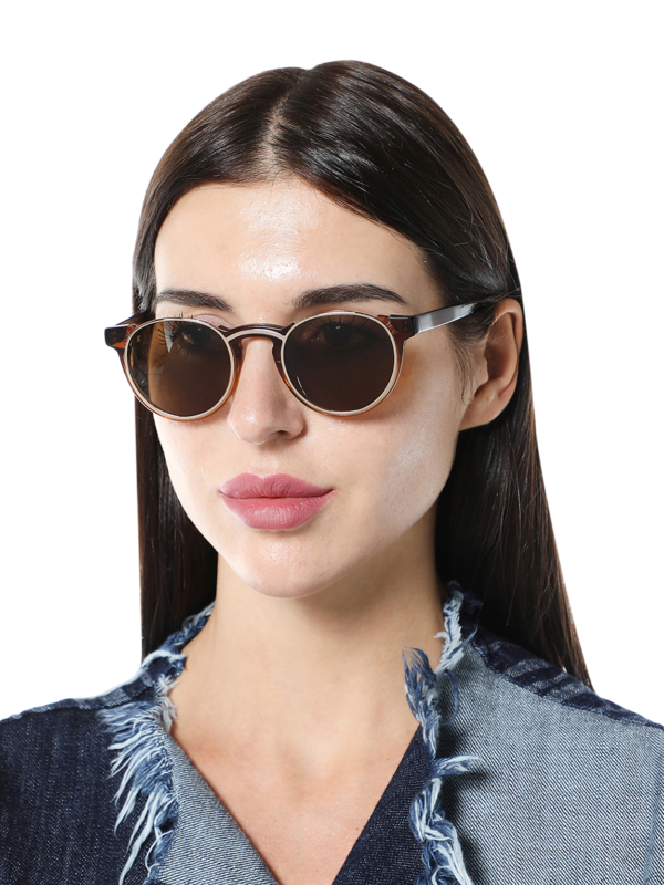Brown Monochromatic Sunglasses