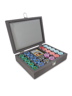 Poker Set Couture Effect Leather