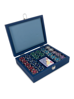 Poker Set Couture Effect Leather