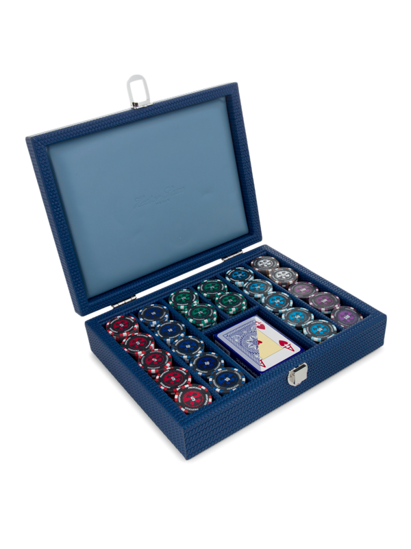 Poker Set Couture Effect Leather