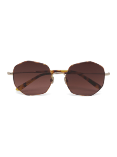 Brown Octagonal Sunglasses