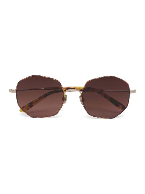 Brown Octagonal Sunglasses