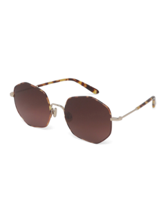 Brown Octagonal Sunglasses