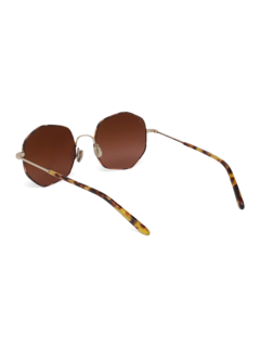 Brown Octagonal Sunglasses