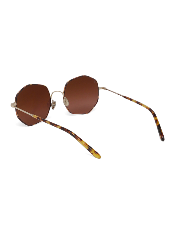 Brown Octagonal Sunglasses