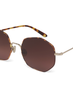 Brown Octagonal Sunglasses