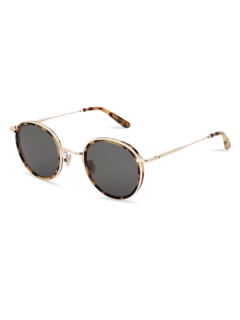 Tortoise Shell Erno Double Frame Sunglasses With Black Tinted Lenses
