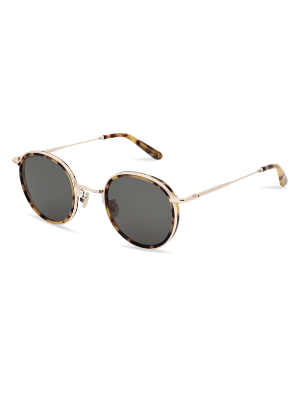 Tortoise Shell Erno Double Frame Sunglasses With Black Tinted Lenses