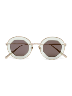 Transparent Octagonal Sunglasses