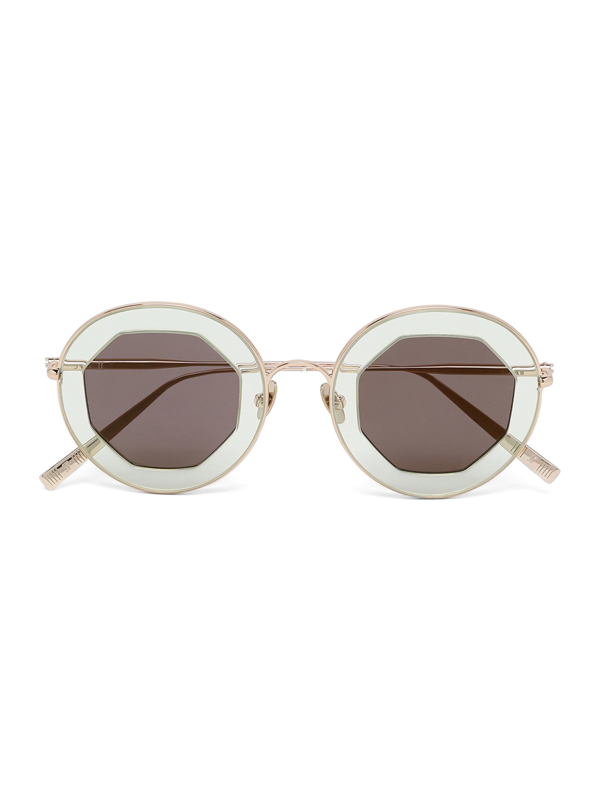 Transparent Octagonal Sunglasses