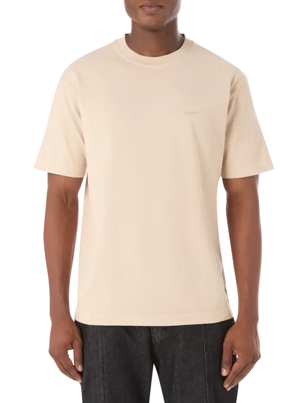 تيشرت مزين بشعار بنمط رقعة