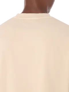 تيشرت مزين بشعار بنمط رقعة