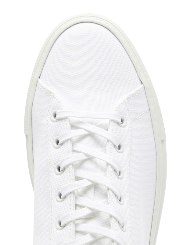 White Capri Canvas Sneakers