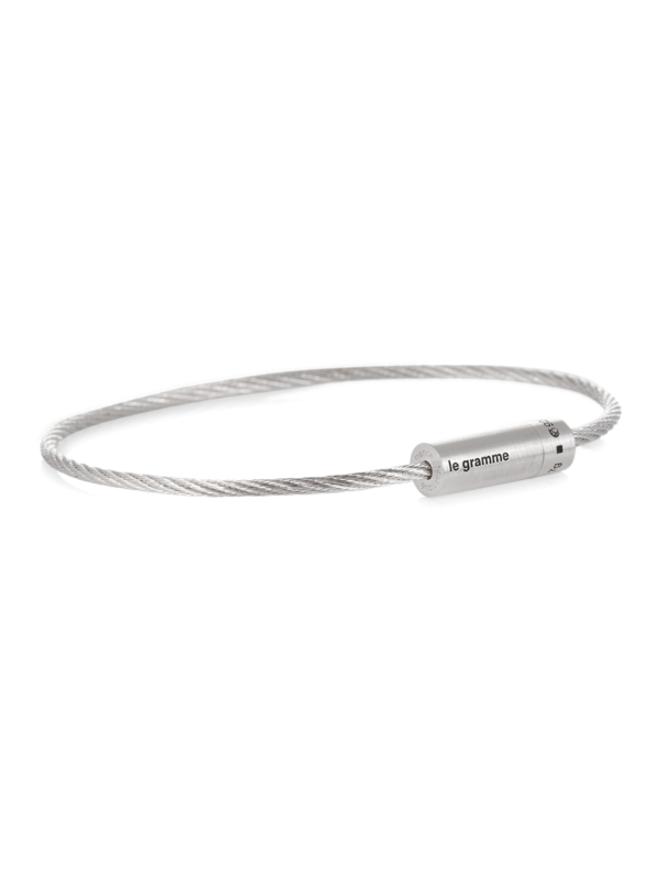 Polished Sterling Silver Cable Bracelet