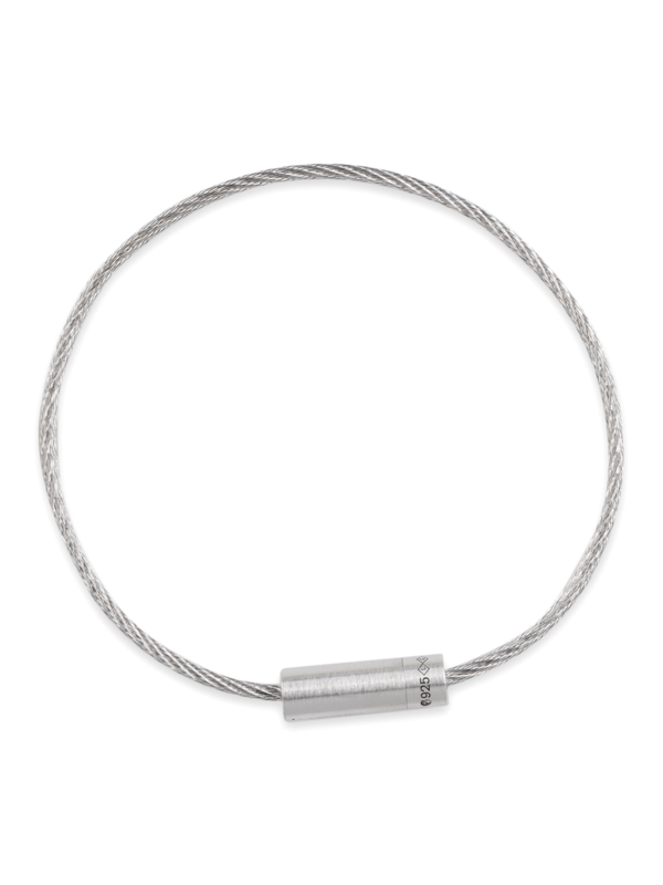 Polished Sterling Silver Cable Bracelet
