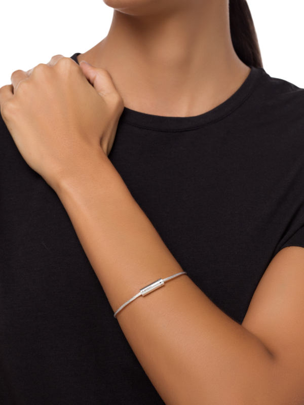 Polished Sterling Silver Cable Bracelet