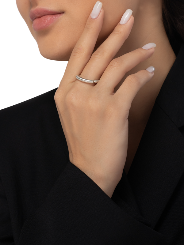 Sterling Silver Segment Ring