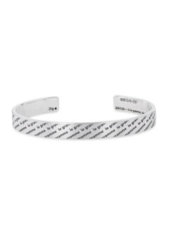 Silver Ribbon Bracelet