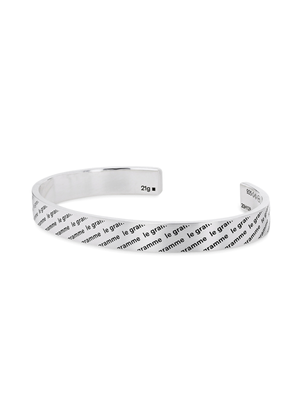 Silver Ribbon Bracelet