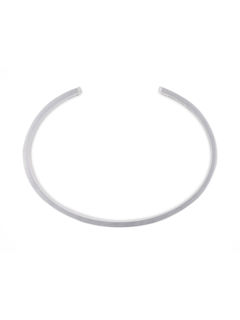 Sectioned Black Logo Bracelet